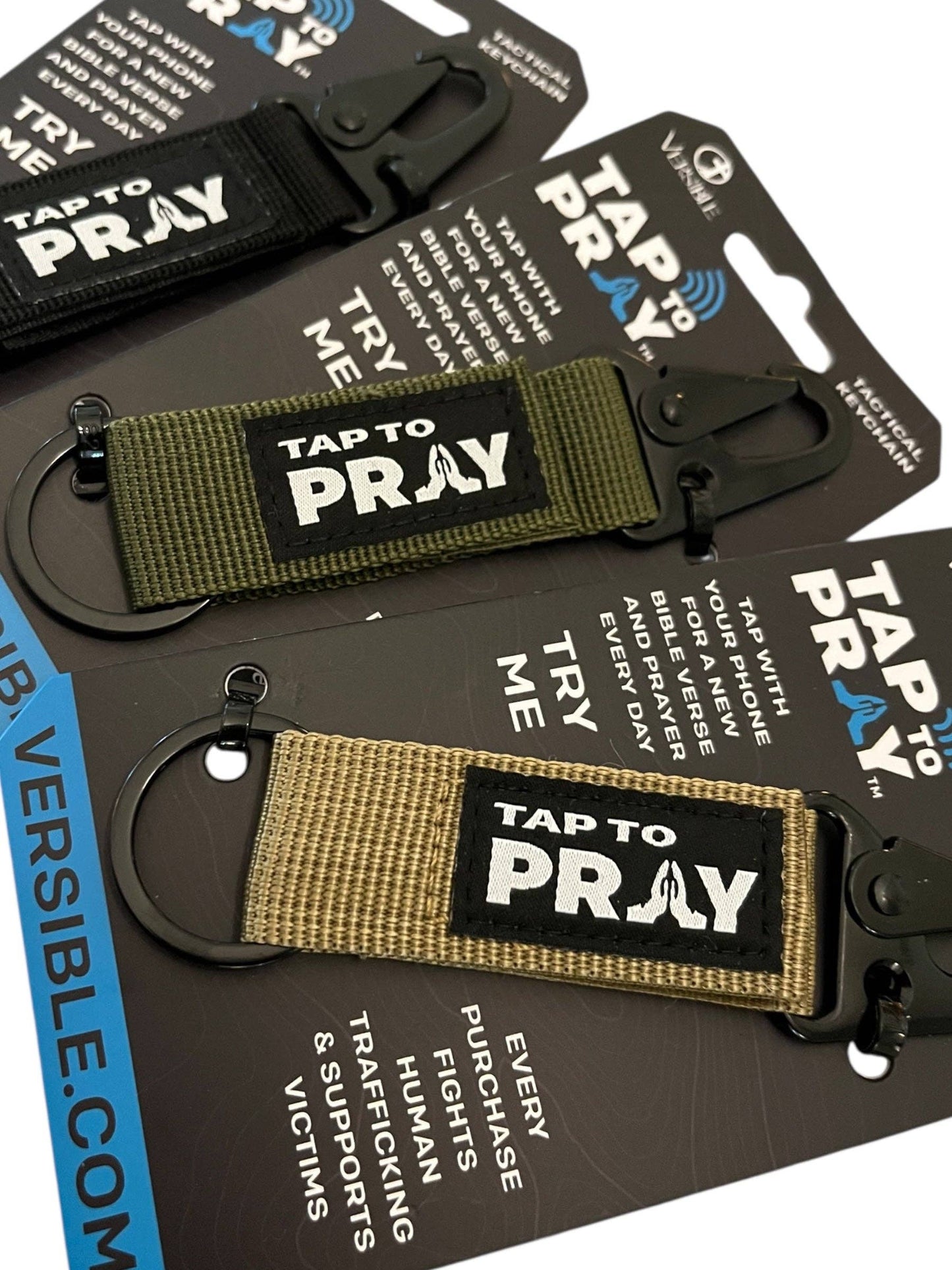 Tap To Pray™ - Tactical Carabiner Keychain