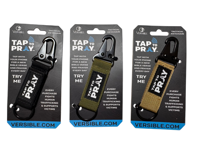 Tap To Pray™ - Tactical Carabiner Keychain