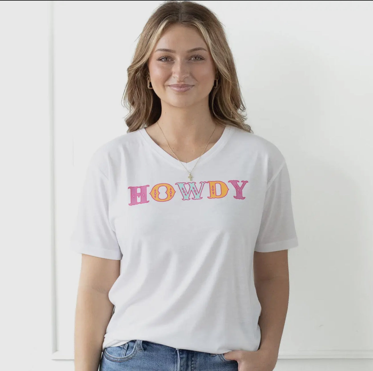 Howdy Friends V-Neck T-Shirt