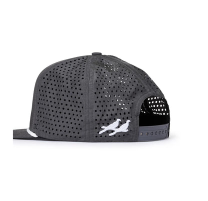 Feather Perforated Nylon - Gray