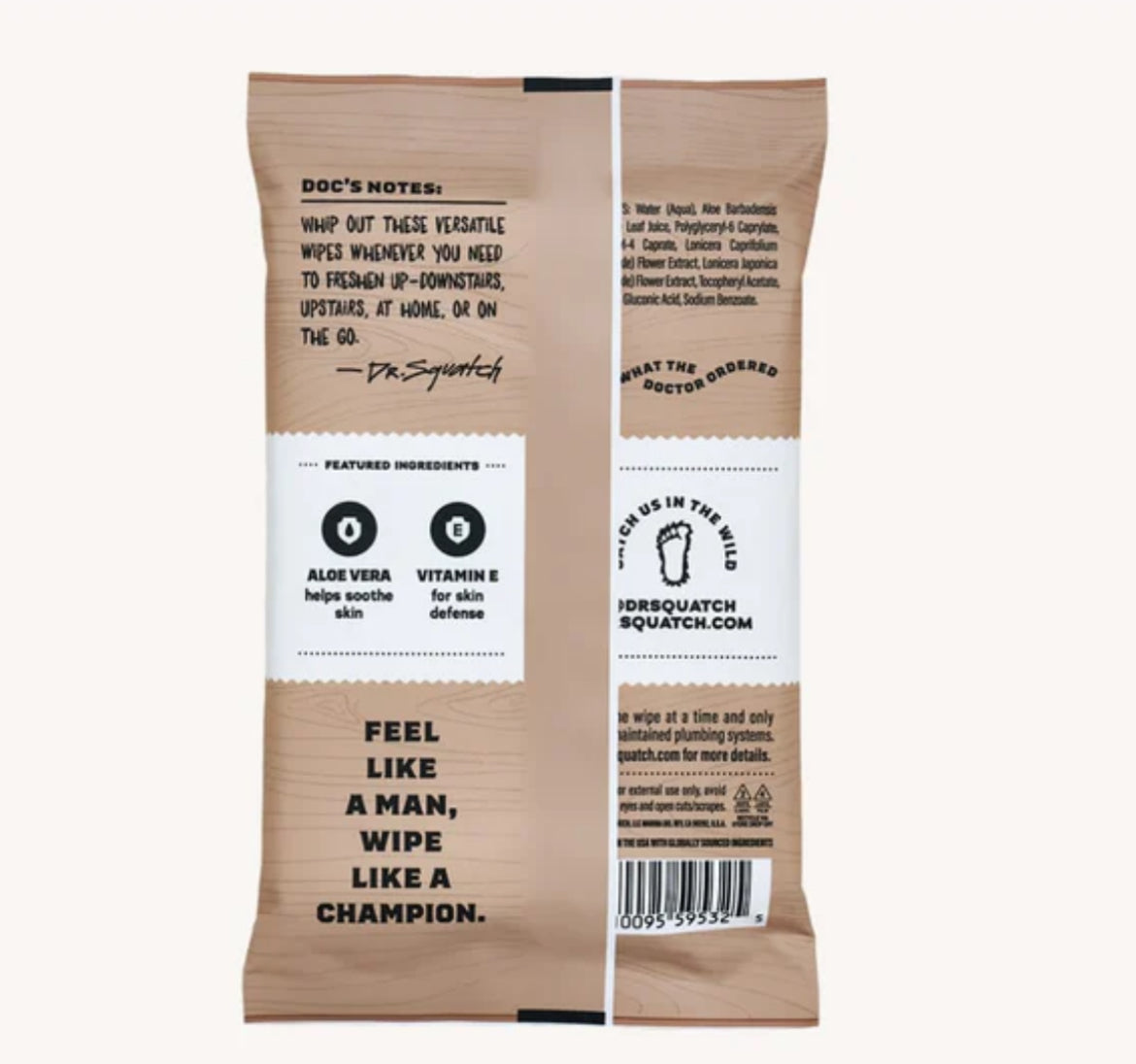 Dr Squatch Wipes