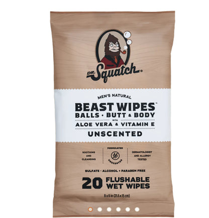 Dr Squatch Wipes