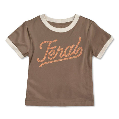 Feral Vintage Ringer (Youth) | Brown